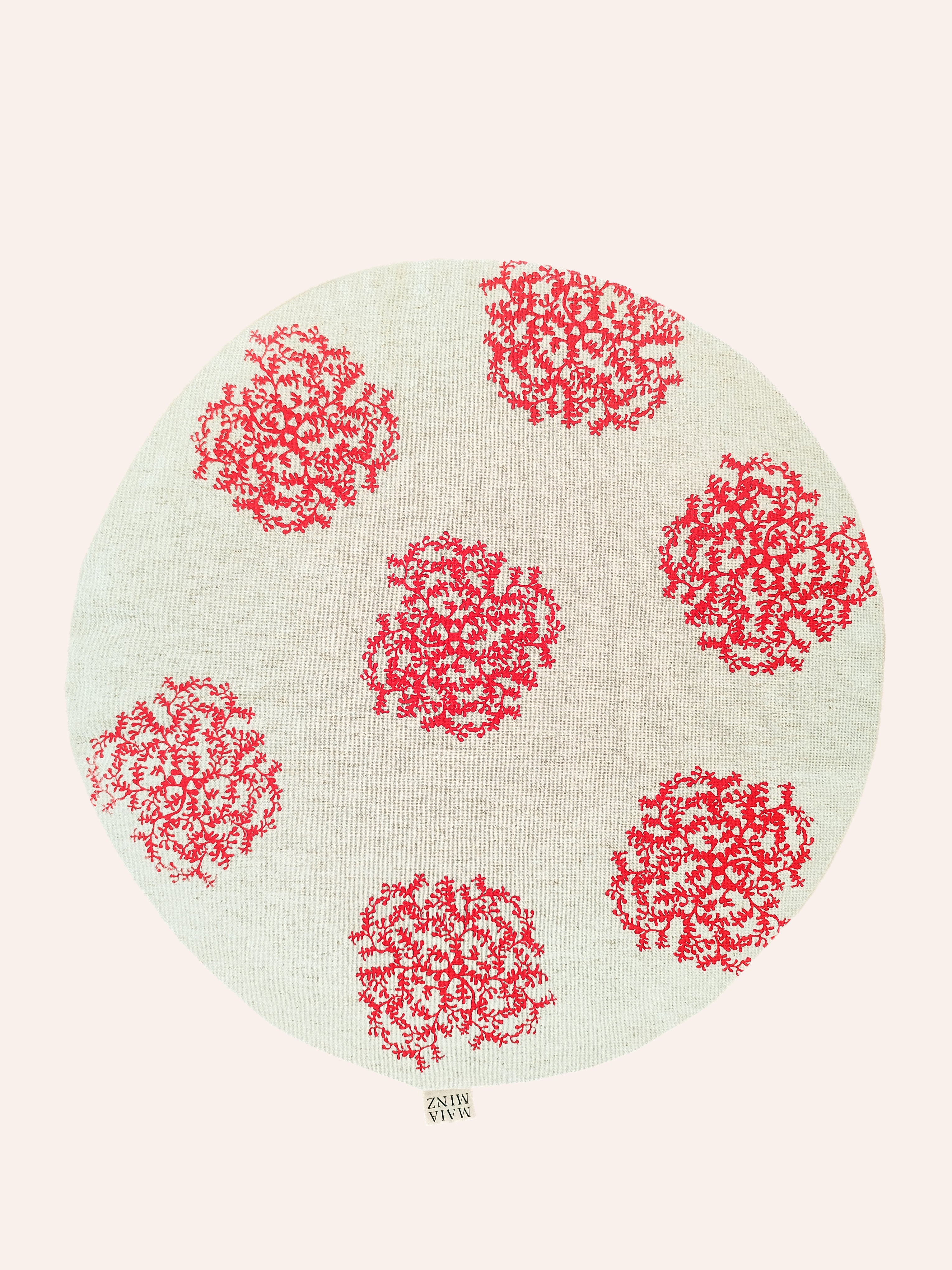 Salvamantel Coral Rojo